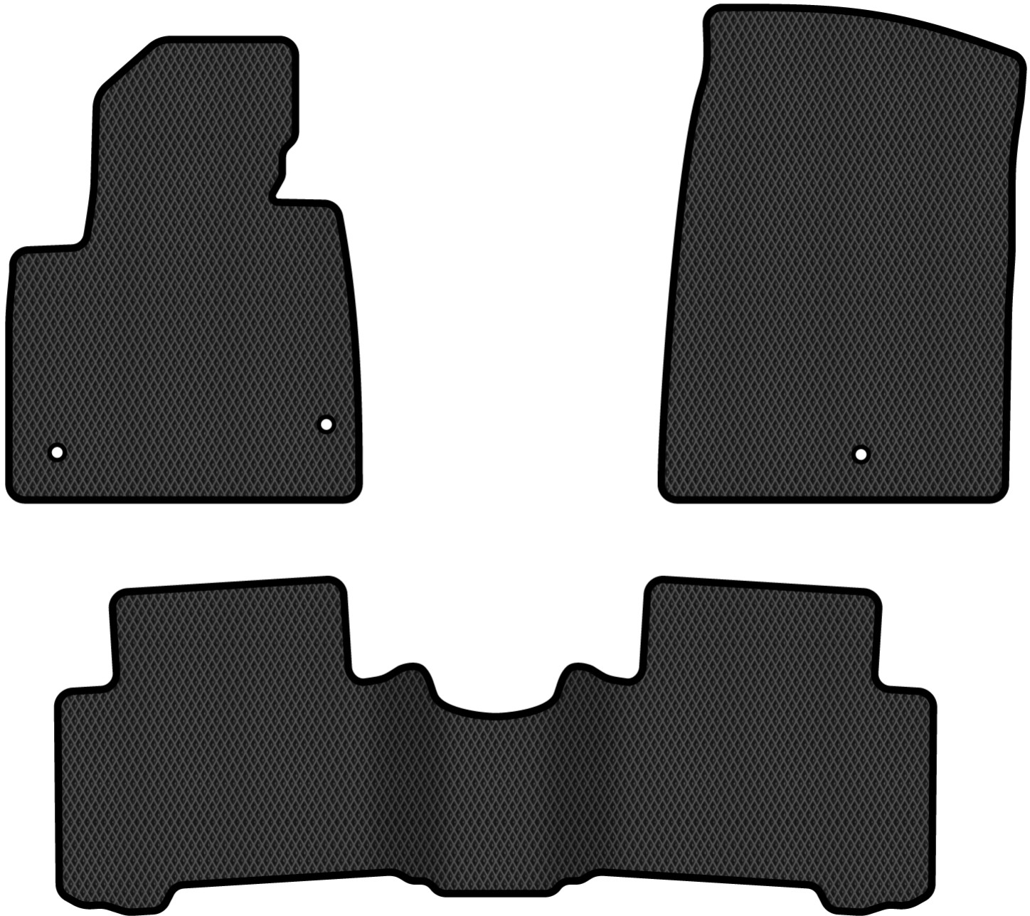 EVA коврики в салон авто EVAtech для Santa FE (DM) 5 seats Hyundai 2012-2017 3 поколение SUV EU HY33415ZB3KH3RBB