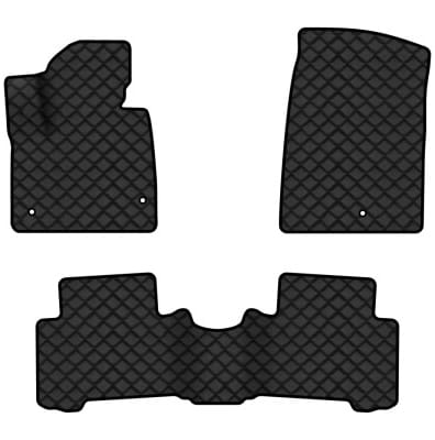 Килимки з екошкіри в салон авто EVAtech ECO для Santa FE (DM) 5 seats Hyundai 2012-2017 3 покоління SUV EU (HY33415ZD3KH3BBB)