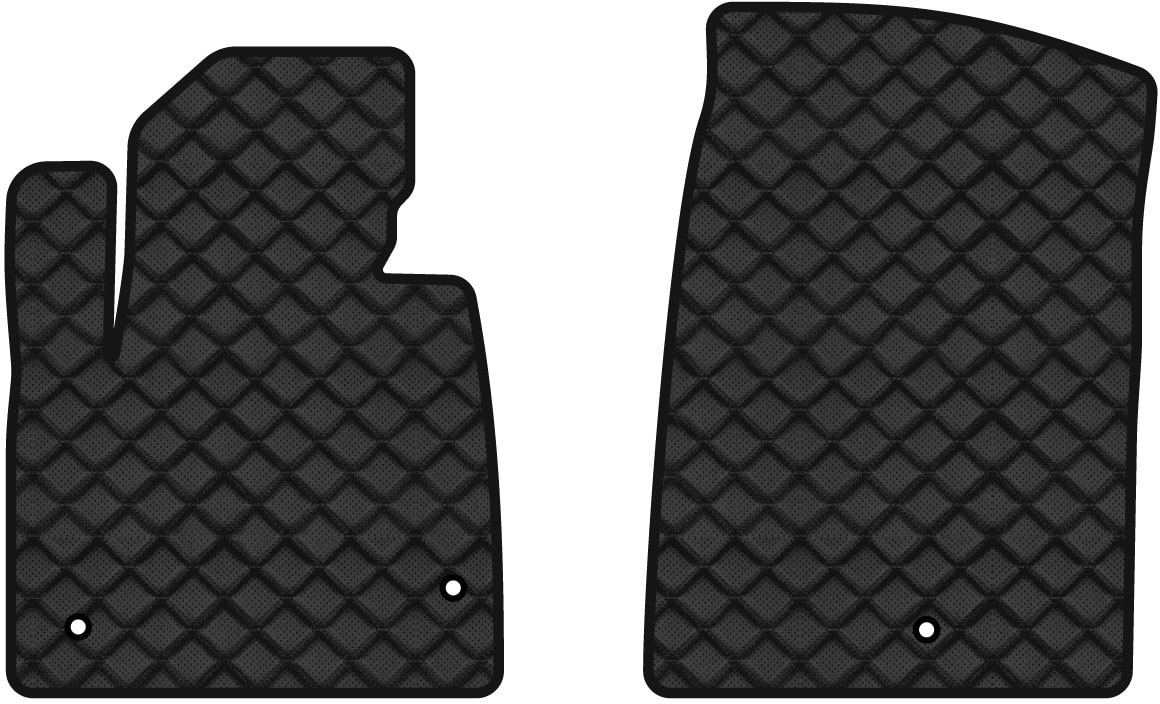 Коврики из экокожи в салон авто передние EVAtech ECO для Santa FE (DM) 7 seats Hyundai 2012-2017 3 поколение SUV USA (HY34472A2LA3BBB)