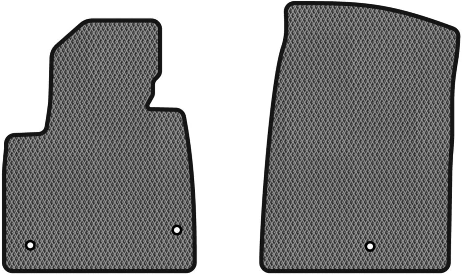 EVA килимки в салон авто передні EVAtech для Santa FE (DM) 7 seats Hyundai 2012-2017 3 покоління SUV USA HY34472AB2LA3RGB