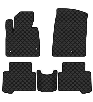 Коврики из экокожи в салон авто EVAtech ECO для Santa FE (DM) 7 seats Hyundai 2012-2017 3 поколение SUV USA HY34472C5LA3BBB