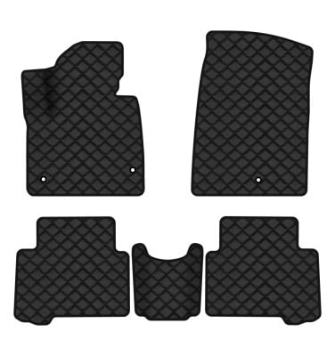 Коврики из экокожи в салон авто EVAtech ECO для Santa FE (DM) 7 seats Hyundai 2012-2017 3 поколение SUV USA HY34472CD5LA3BBB