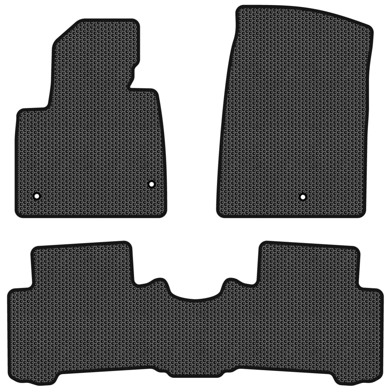 EVA коврики в салон авто EVAtech для Santa FE (DM) 7 seats Hyundai 2012-2017 3 поколение SUV USA HY34472ZB3LA3SBB