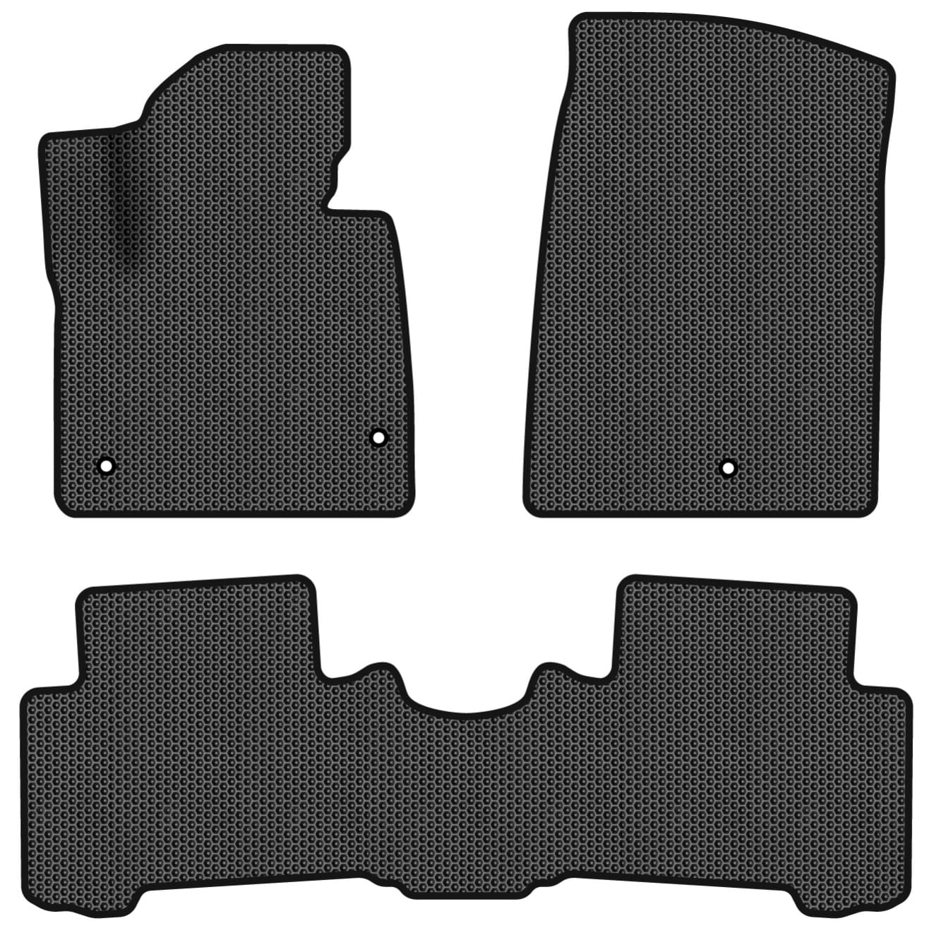 EVA коврики в салон авто EVAtech для Santa FE (DM) 7 seats Hyundai 2012-2017 3 поколение SUV USA HY34472ZD3LA3SBB