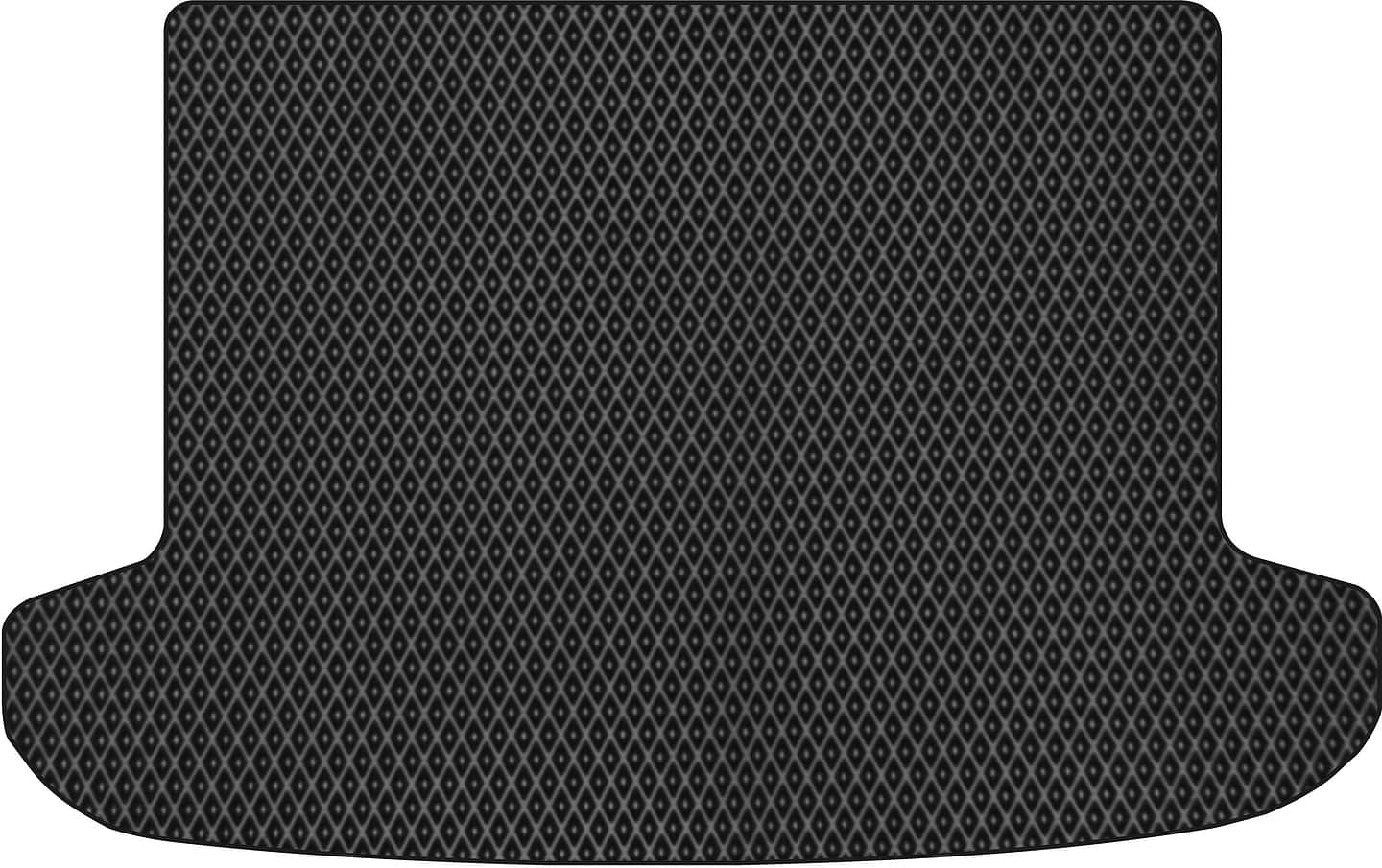 EVA коврик в багажник авто EVAtech для Tucson (Squib VL+VR) Hyundai 2015-2021 3 поколение SUV EU (HY3978B1RBB)