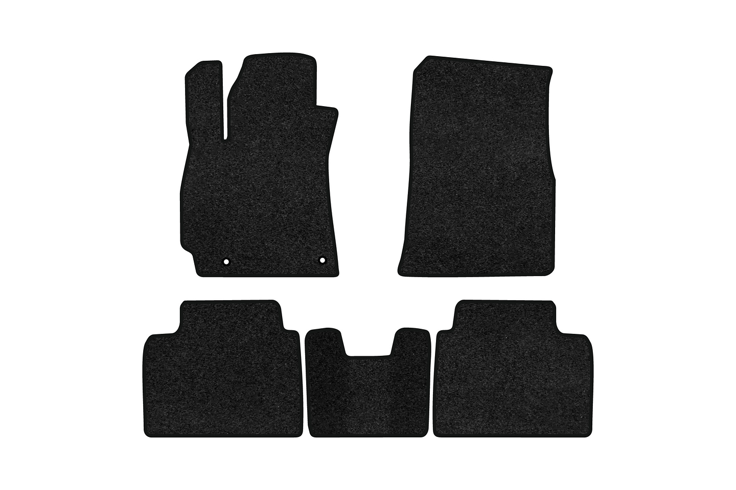 Коврики ворсовые в салон авто EVAtech Premium для Hyundai Elantra (CN7) 2020 7 поколение Sedan EU черный кант HY41293C5KH2VPB