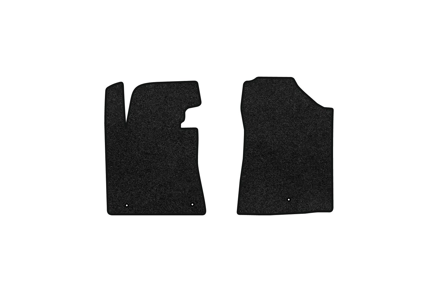 Килимки ворсові в салон авто EVAtech Premium для Hyundai Elantra GT (MD) (Floor Gas Pedal) 2010-2015 5 покоління Htb USA чорний кант HY42304AV2LA3VPB