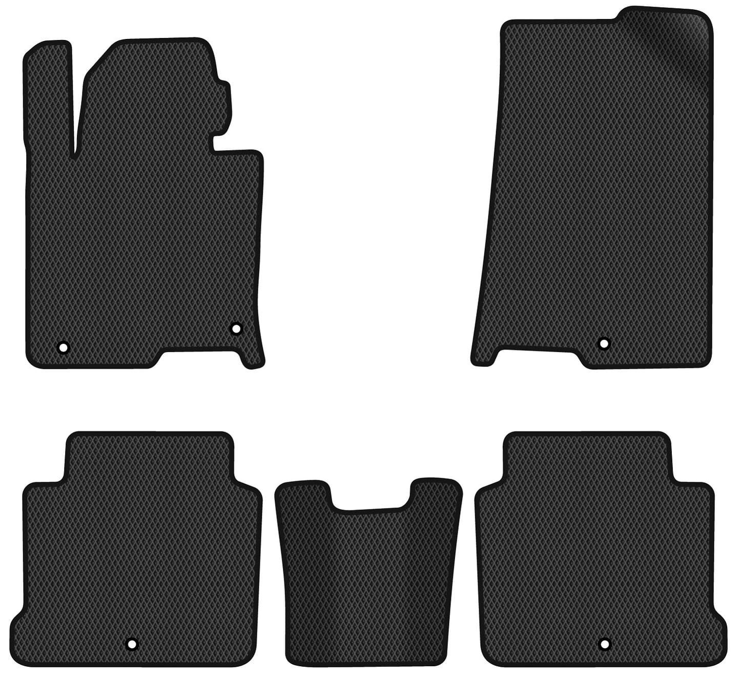 EVA коврики в салон авто EVAtech для Sonata LPI (LF) Hyundai 2014-2019 7 поколение Sedan Korea HY42959C5KH5RBB