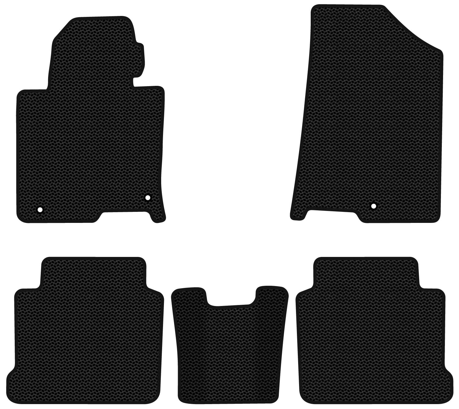 EVA коврики в салон авто EVAtech для Sonata LPI (LF) Hyundai 2014-2019 7 поколение Sedan Korea HY42959CGB5KH3KBB