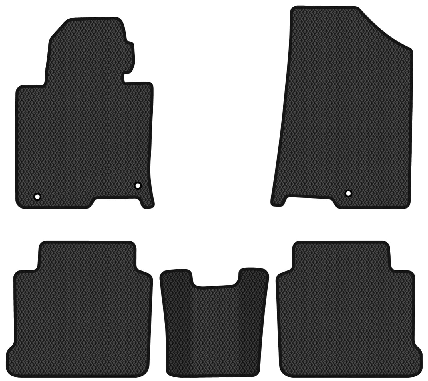 EVA коврики в салон авто EVAtech для Sonata LPI (LF) Hyundai 2014-2019 7 поколение Sedan Korea HY42959CGB5KH3RBB