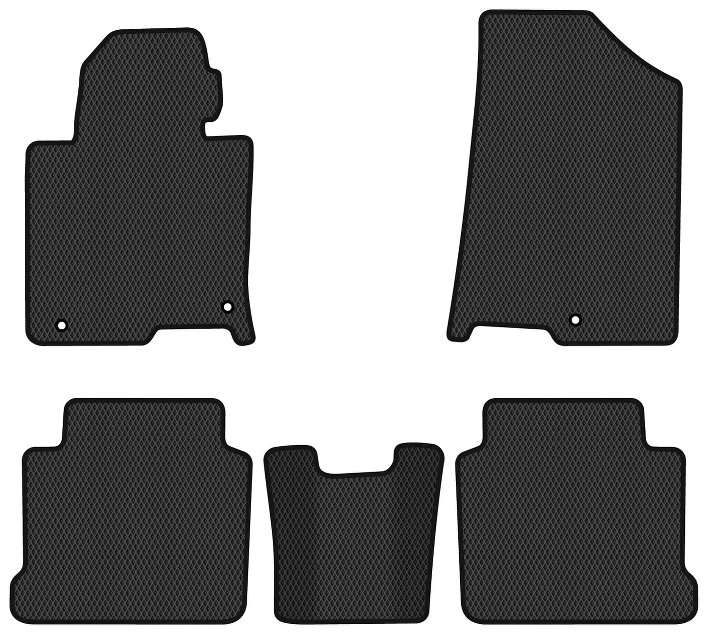 EVA килимки в салон авто EVAtech для Sonata LPI (LF) Hyundai 2014-2019 7 покоління Sedan Korea HY42959CGB5RBB