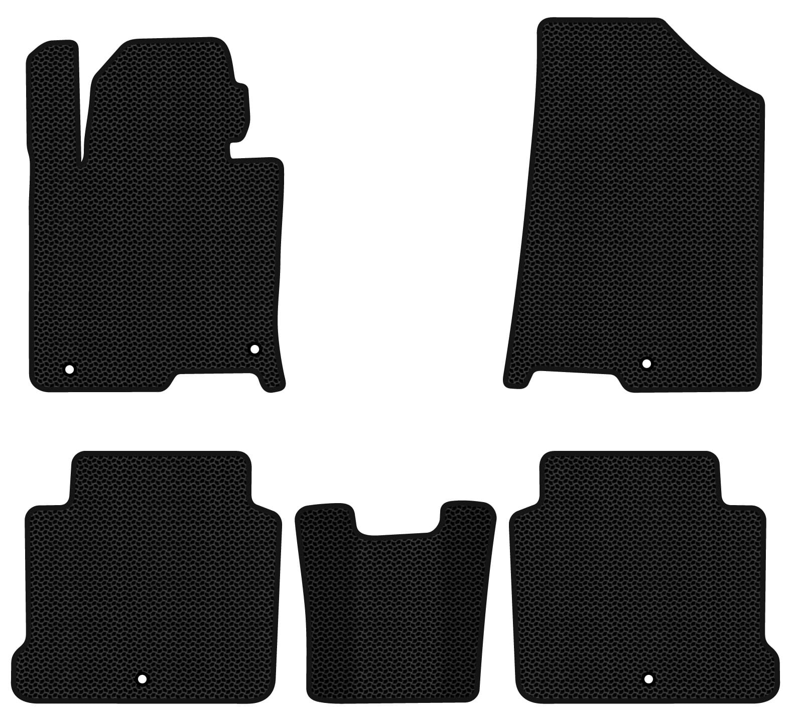 EVA коврики в салон авто EVAtech для Sonata LPI (LF) Hyundai 2014-2019 7 поколение Sedan Korea HY42959CV5KH5KBB