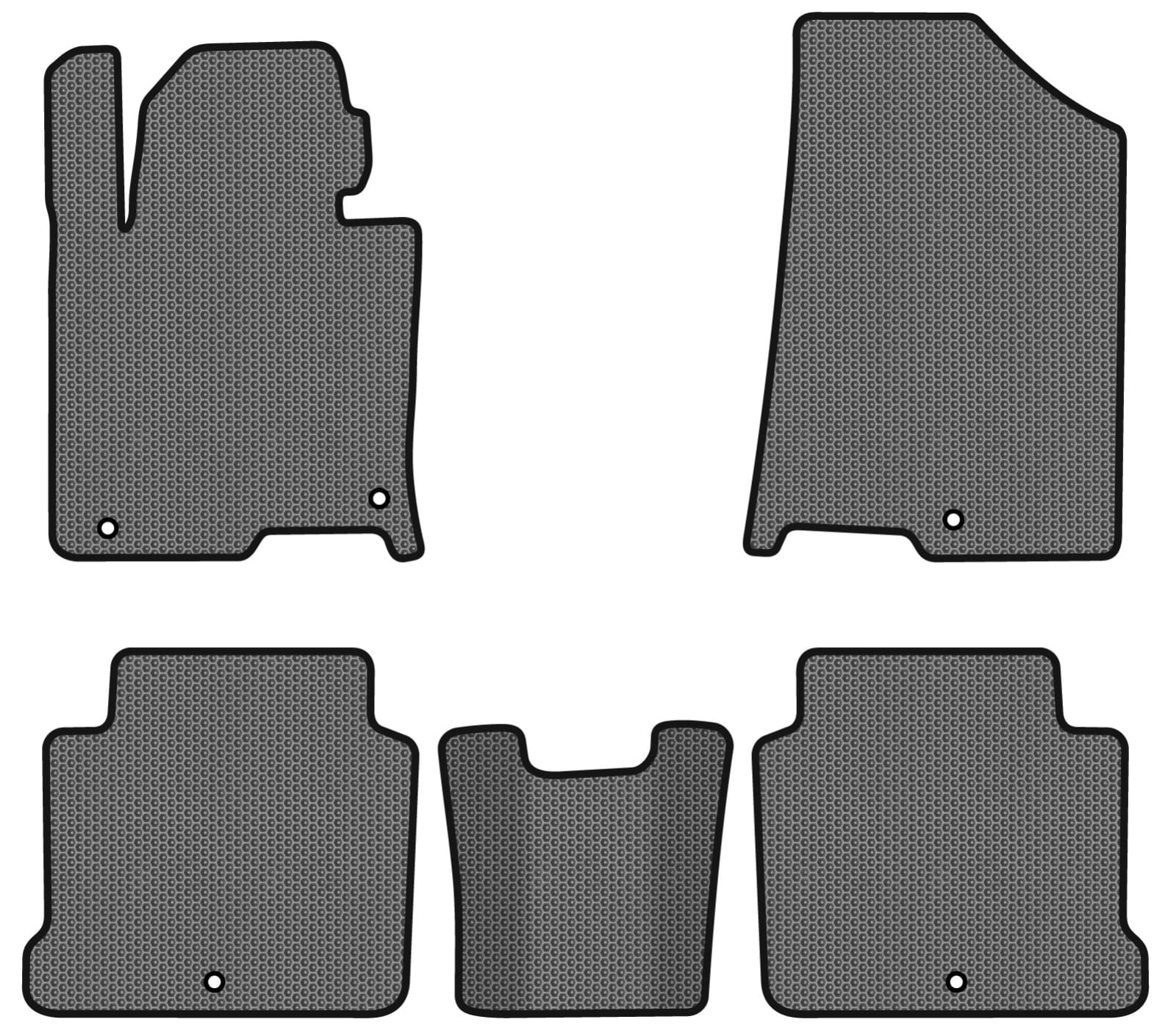 EVA коврики в салон авто EVAtech для Sonata LPI (LF) Hyundai 2014-2019 7 поколение Sedan Korea HY42959CV5KH5SGB