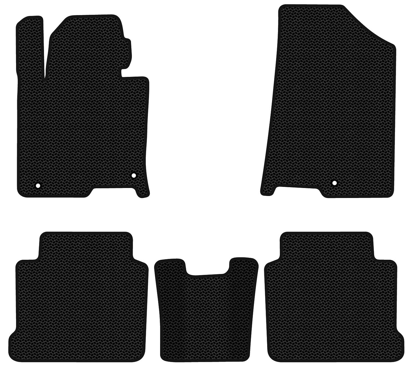 EVA коврики в салон авто EVAtech для Sonata LPI (LF) Hyundai 2014-2019 7 поколение Sedan Korea HY42959CVB5KH3KBB