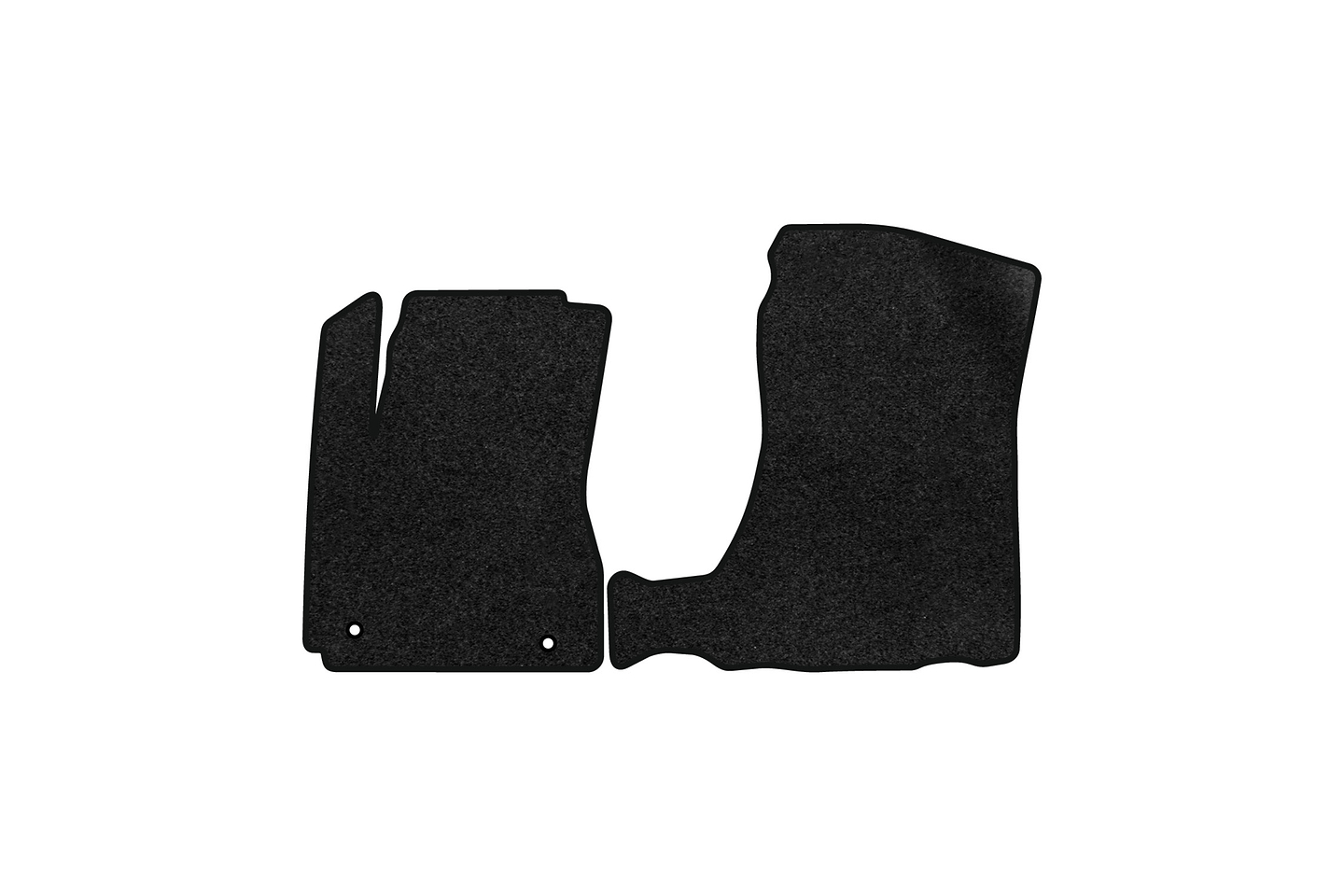 Килимки ворсові в салон авто EVAtech Premium для Hyundai Tucson (JM) AT 2004-2010 1 покоління SUV Korea чорний кант HY43594A2TL2VPB