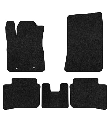 Фото - Килимки ворсові в салон авто EVAtech Premium для Hyundai i10 (LA) 2019 3 покоління Htb EU чорний кант HY43701C5KH2VPB