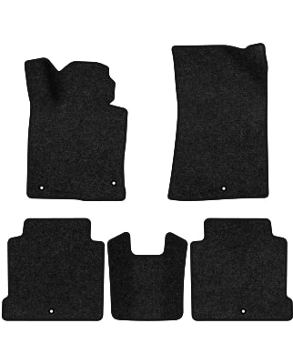 Коврики ворсовые в салон авто EVAtech Premium для Hyundai Grandeur (IG) 2016-2022 6 поколение Sedan Korea черный кант HY44045CD5KH5VPB