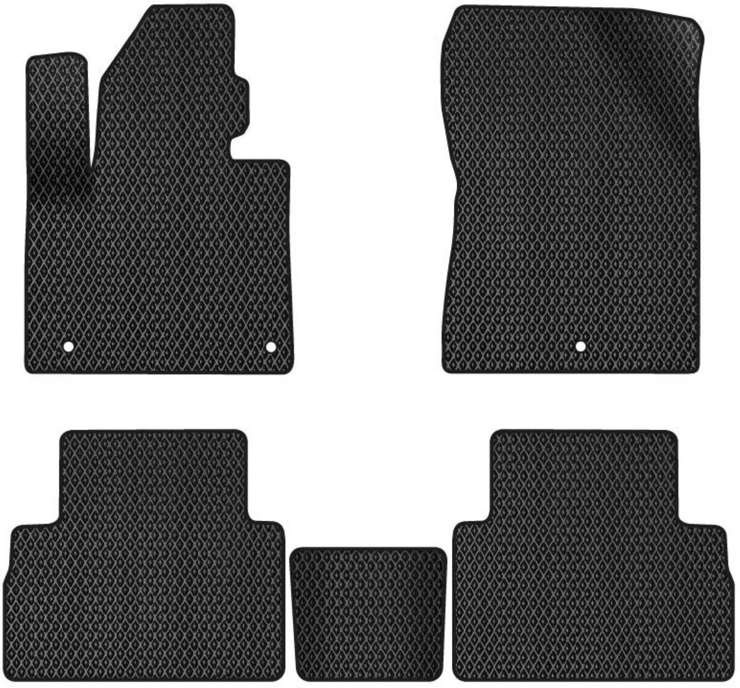 EVA коврики в салон авто EVAtech для Santa FE (TM) 7 seats Hyundai 2018-2020 4 поколение SUV USA HY44141C5KH3RBB