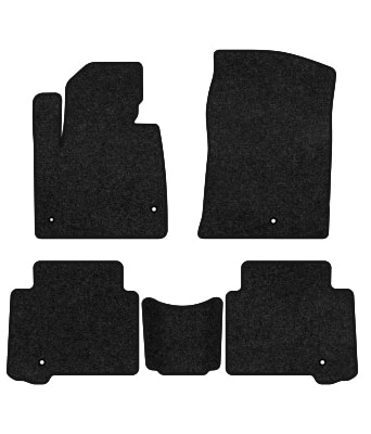 Коврики ворсовые в салон авто EVAtech Premium для Hyundai Grand Santa FE (NC) 6 seats 2012-2017 3 поколение SUV USA черный кант HY44366C5KH5VPB