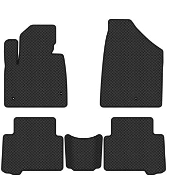 EVA килимки в салон авто EVAtech для Grand Santa FE (NC) 7 seats Hyundai 2012-2017 3 покоління SUV EU HY52584CV5LA2RBB