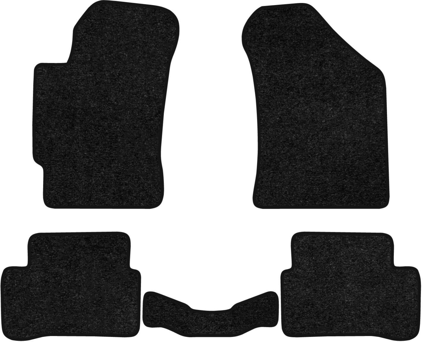 Коврики ворсовые в салон авто EVAtech Standard для Hyundai Coupe (GK) 2002-2009 2 поколение Coupe EU черный кант HY52604CG5VEB