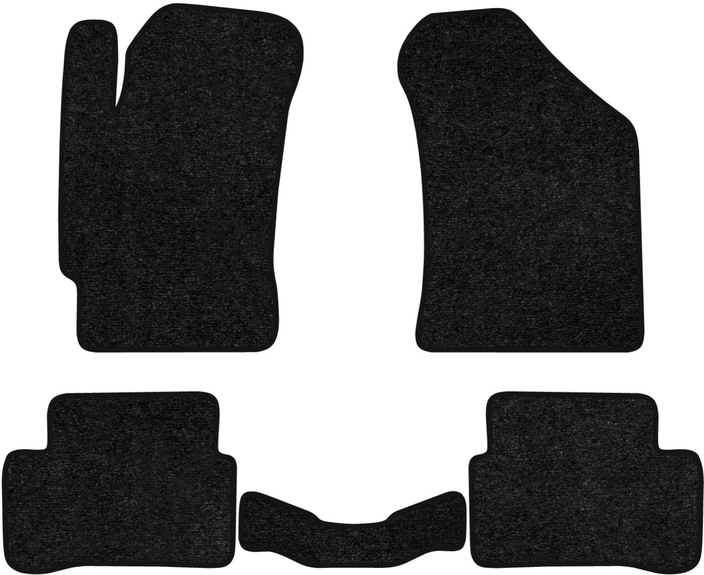 Коврики ворсовые в салон авто EVAtech Standard для Hyundai Coupe (GK) 2002-2009 2 поколение Coupe EU черный кант HY52604CV5VEB