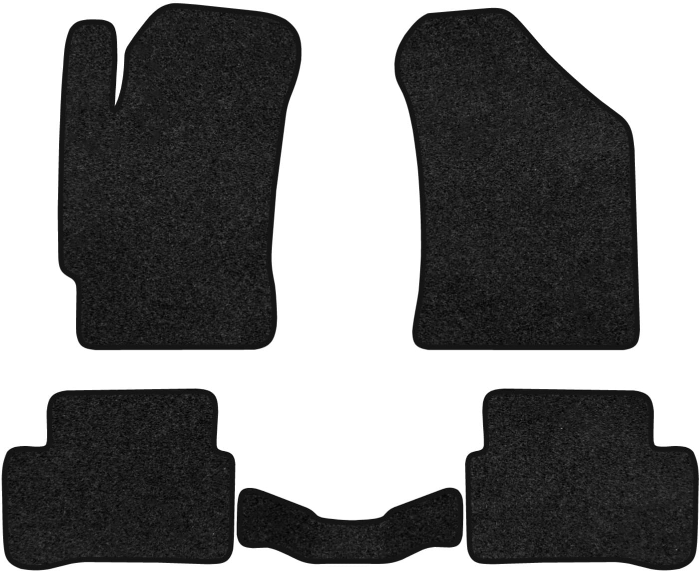 Коврики ворсовые в салон авто EVAtech Premium для Hyundai Coupe (GK) 2002-2009 2 поколение Coupe EU черный кант HY52604CV5VPB