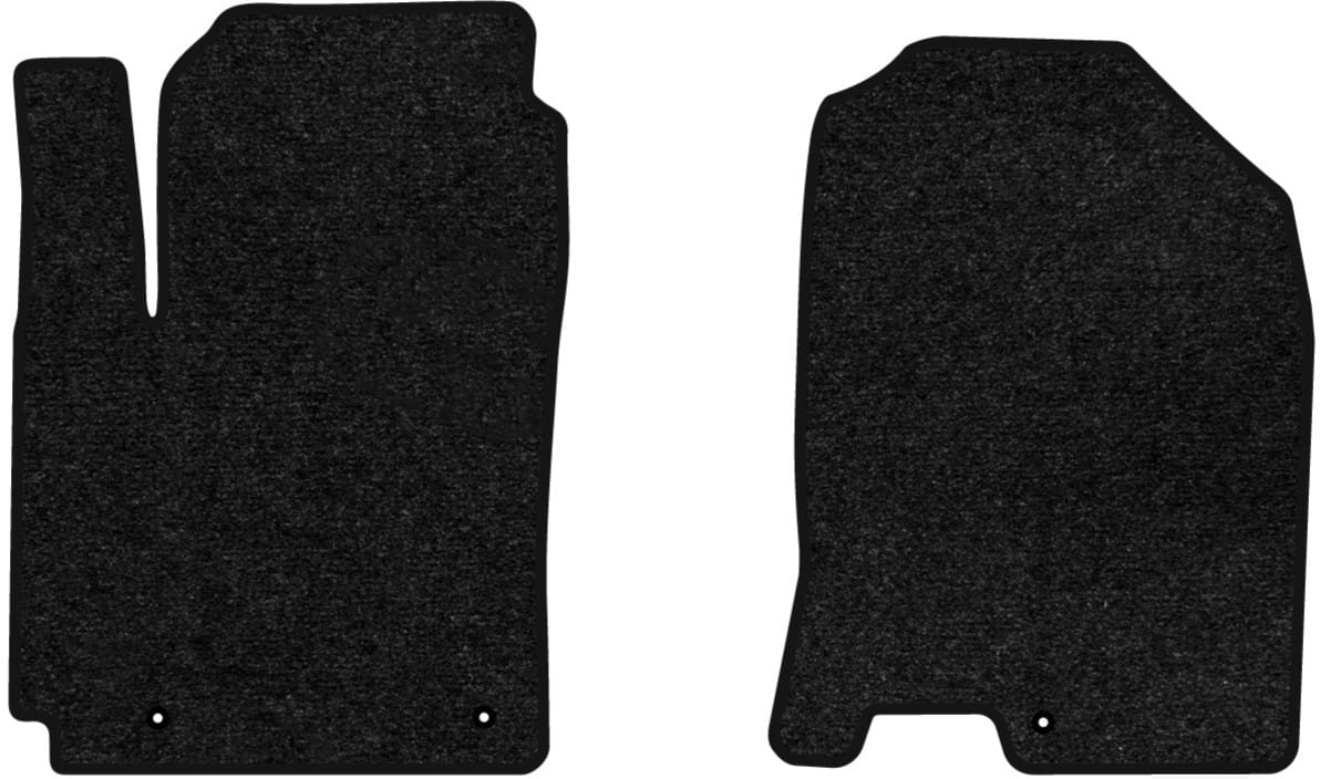 Коврики ворсовые в салон авто EVAtech Standard для Hyundai Kona Hybrid 2017-2023 1 поколение SUV USA черный кант HY53059AV2LA3VEB