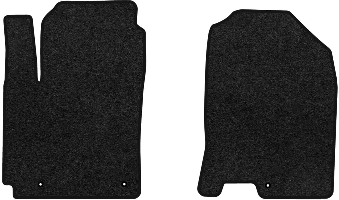 Коврики ворсовые в салон авто EVAtech Premium для Hyundai Kona Hybrid 2017-2023 1 поколение SUV USA черный кант HY53059AV2LA3VPB