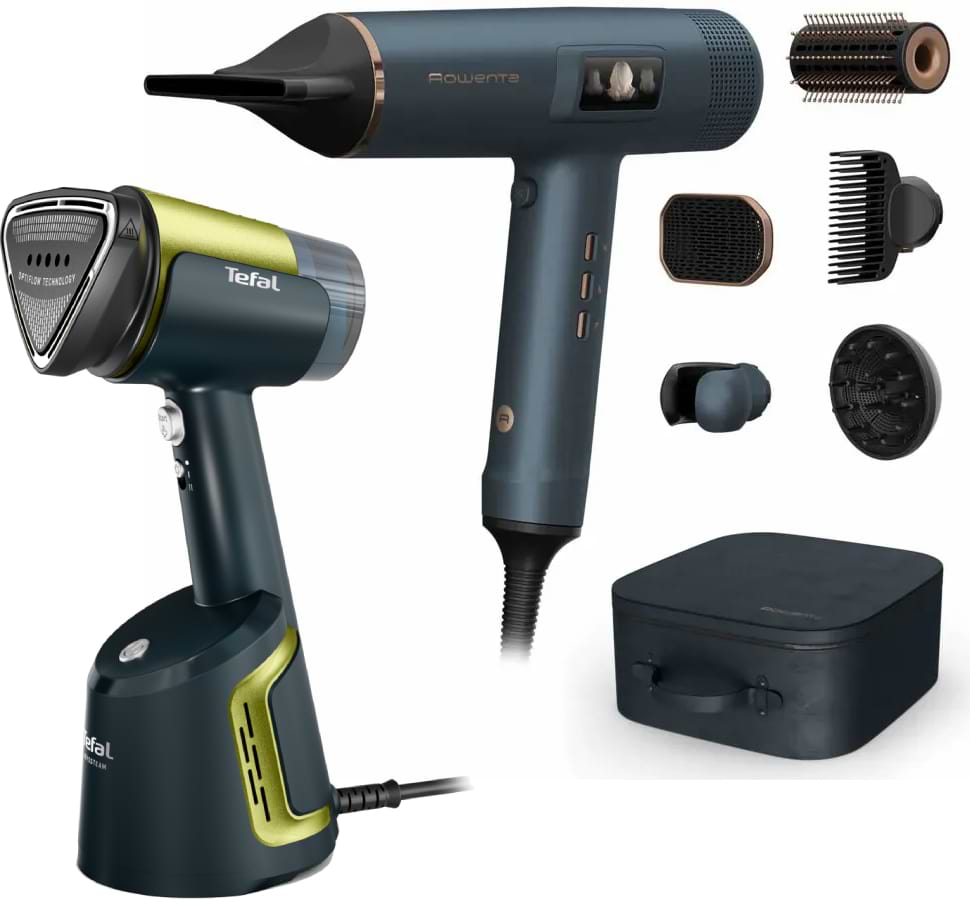 Фен Rowenta Maestria HY9430E0 с умной технологией FOR YOU серии Ultimate Experience + ПОДАРОК ​​вертикальный ручной отпариватель Rowenta DT9810F0 AEROSTEAM10F0 AEROSTEAM - Фото 1