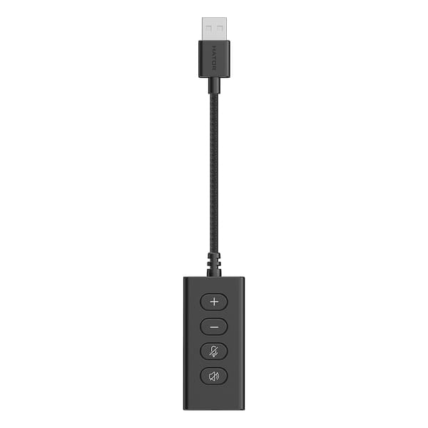 Фото - Уцінка - Гарнітура дротова ігрова Hator Hypergang 2 USB 7.1 Black (HTA-940)