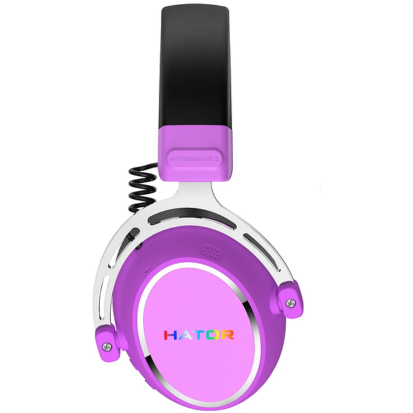 Фото - Гарнітура бездротова ігрова Hator HYPERGANG 3 Hi-Res (ESH52) Wireless Cyber Violet