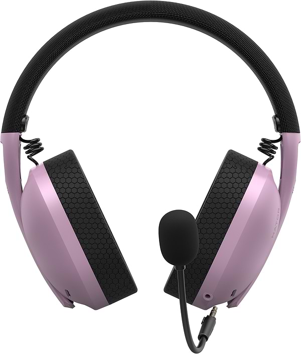 Фото - Гарнитура проводная игровая Hator Hyperpunk 2 USB 7.1 Black/Lilac (HTA-849)