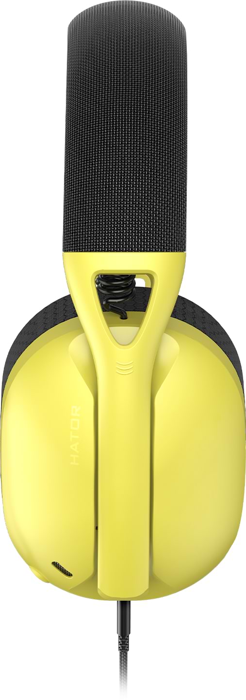 Фото - Гарнитура проводная игровая Hator Hyperpunk 2 USB 7.1 Black/Yellow (HTA-847)