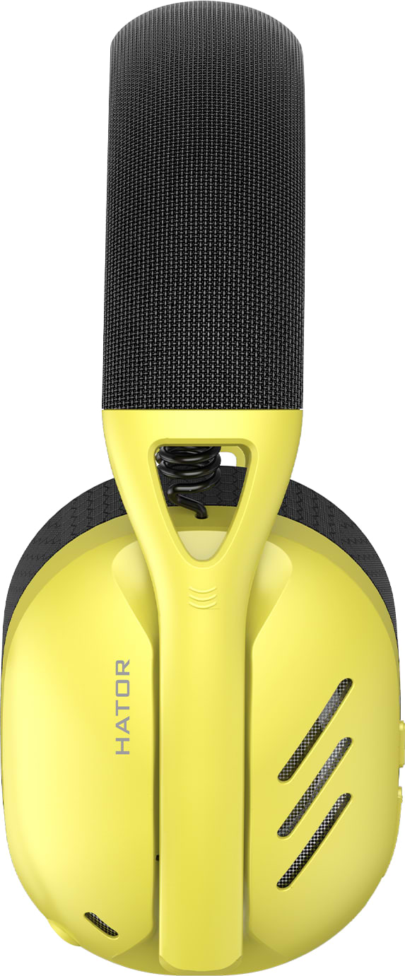 Фото - Гарнитура беспроводная игровая Hator Hyperpunk 2 Wireless Tri-mode Black/Yellow (HTA-857)
