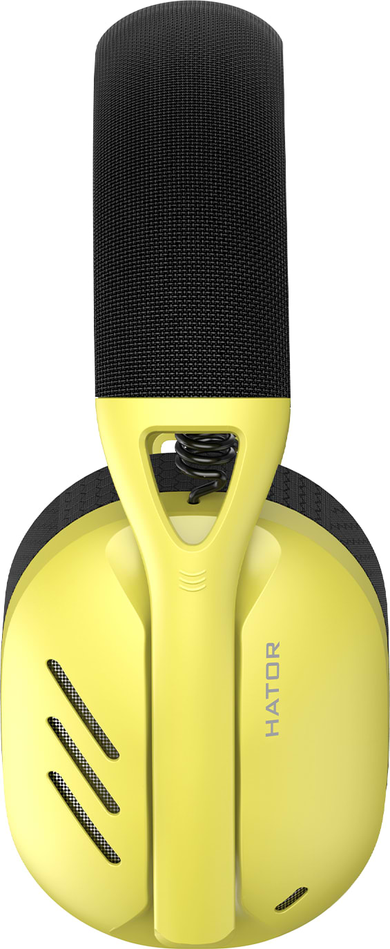 Фото - Гарнитура беспроводная игровая Hator Hyperpunk 2 Wireless Tri-mode Black/Yellow (HTA-857)