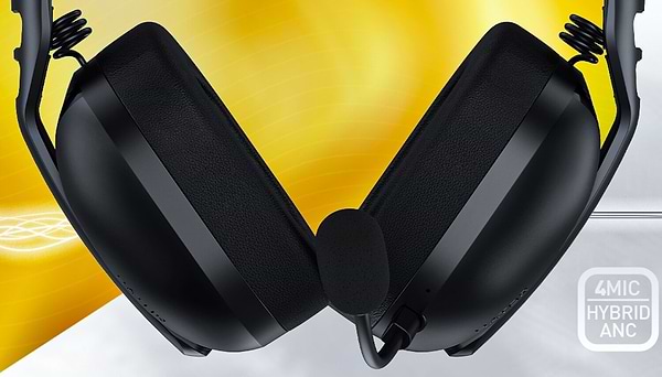Фото - Гарнітура бездротова ігрова Hator Hyperpunk 3 Wireless Black (ESH15)