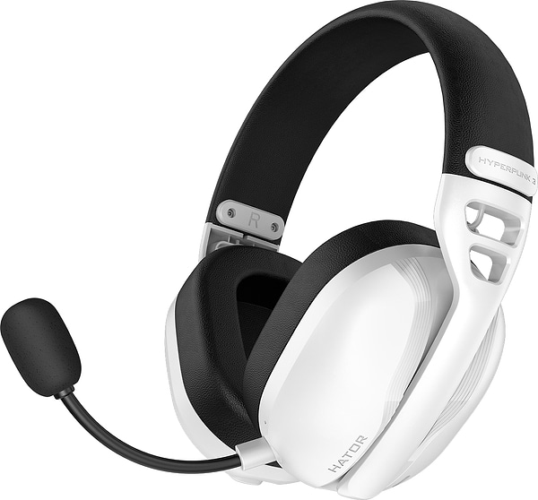 Фото - Гарнітура бездротова ігрова Hator Hyperpunk 3 Wireless White (ESH16)