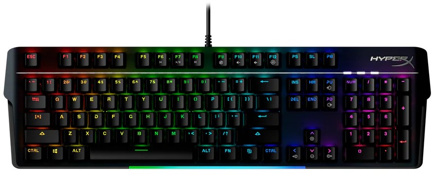 Клавиатура проводная игровая HyperX Alloy MKW100 USB Black (4P5E1AA) - Фото 1