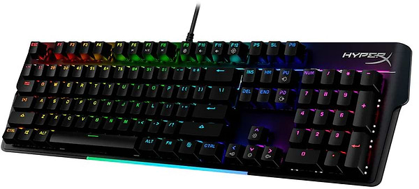 Фото - Клавіатура дротова ігрова HyperX Alloy MKW100 USB Black (4P5E1AA)