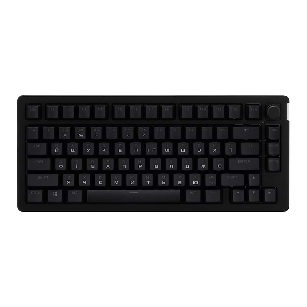 Фото - Клавиатура проводная игровая HyperX Alloy Rise 75 PBT HX Red USB Black (7G7A4AA)