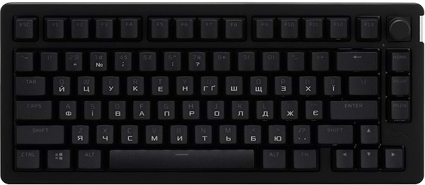 Фото - Клавиатура беспроводная игровая HyperX Alloy Rise 75 PBT HX Red Wireless (91Y91AA)