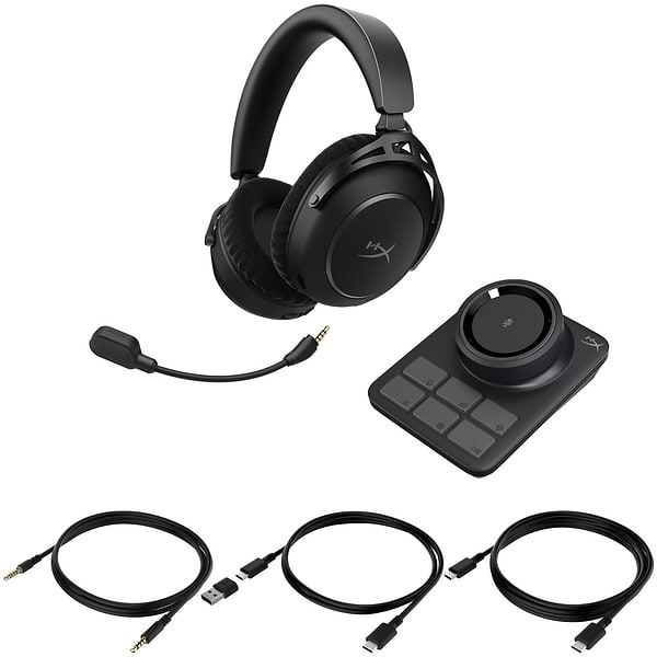 Фото - Гарнітура бездротова ігрова HyperX Cloud Alpha 2 Wireless Black (AJ5C7AA)