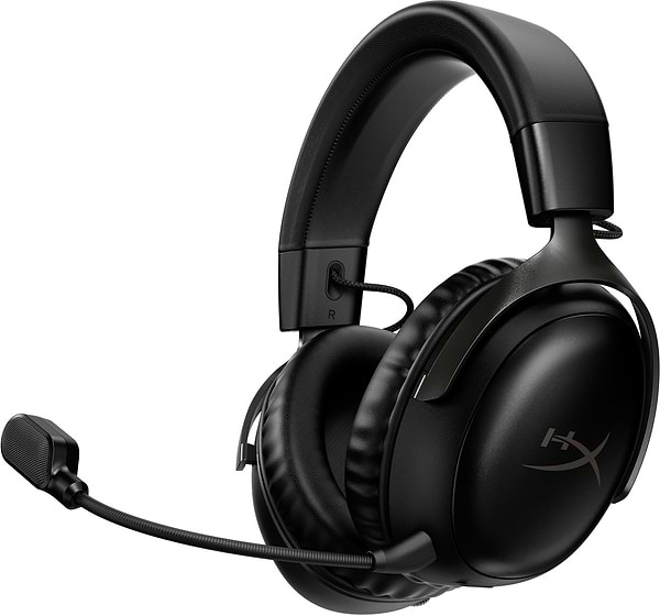 Фото - Гарнітура бездротова ігрова HyperX Cloud III Wireless Black (77Z45AA)