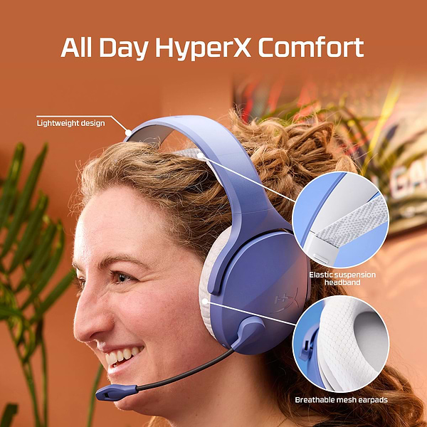Фото - Гарнітура бездротова ігрова HyperX Cloud Jet Black (AJ0T1AA)
