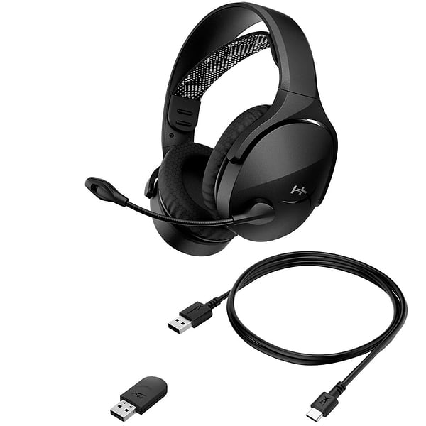 Фото - Гарнітура бездротова ігрова HyperX Cloud Jet Black (AJ0T1AA)