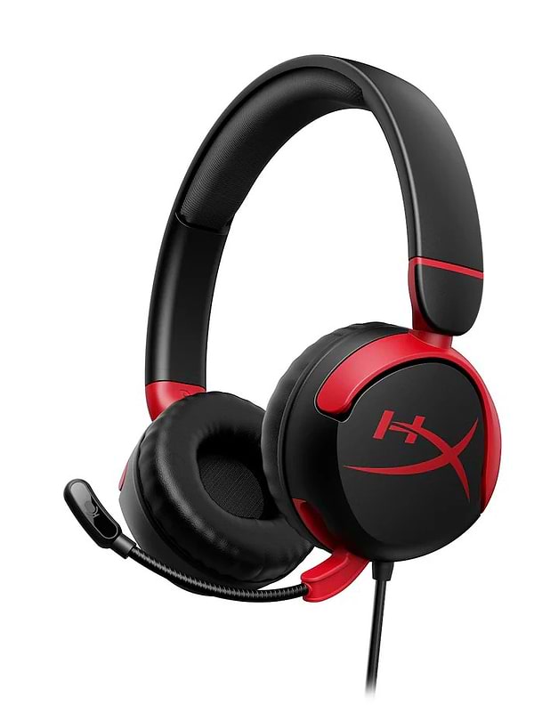 Фото - Гарнітура дротова ігрова HyperX Cloud Mini Black/Red (7G8F4AA)