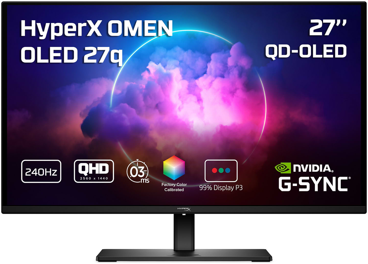 Монітор ігровий HyperX OMEN OLED 27q (CH0R2AA)