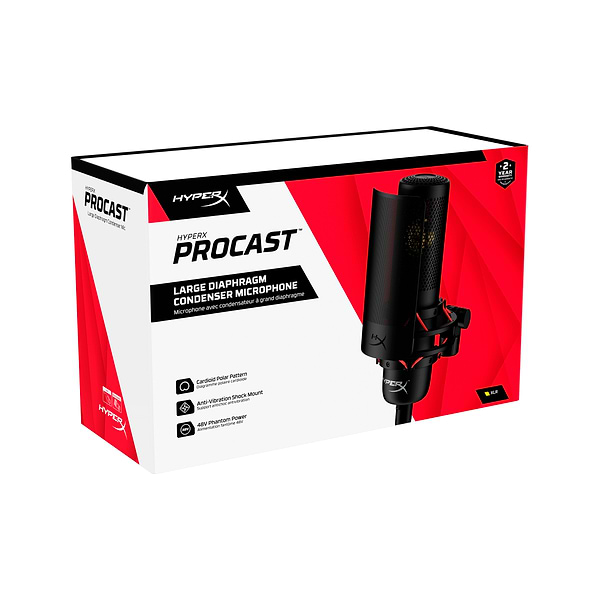 Фото - Микрофон для компьютера проводной HyperX ProCast (699Z0AA)