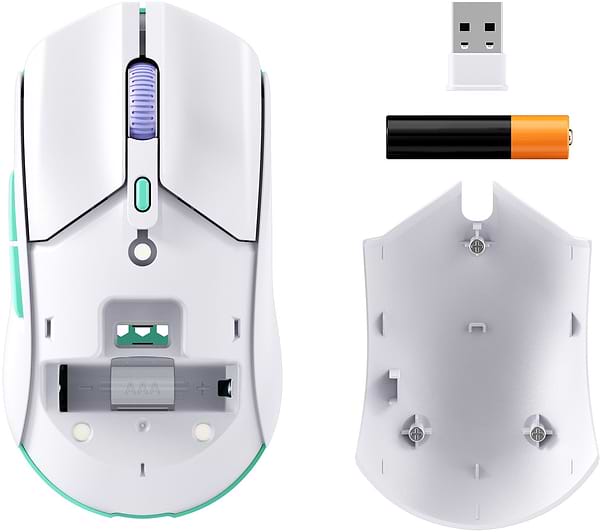 Фото - Миша бездротова ігрова HyperX Pulsefire Haste 2  Core Wireless White (8R2E7AA)